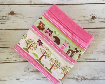 Hedgehog Cosy Snuggle Sack Cute Woodland Animals Design Guinea Pig Cuddle Sack Pet Bed Sugar Glider Sleep Sack