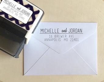 Custom Return Address Stamp, Self Inking Address Stamp, Custom Address Stamp, Personalized Address Stamp