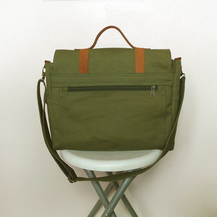 Dark Olive Green Messenger Bags/Handbags/Bags&Purses/School