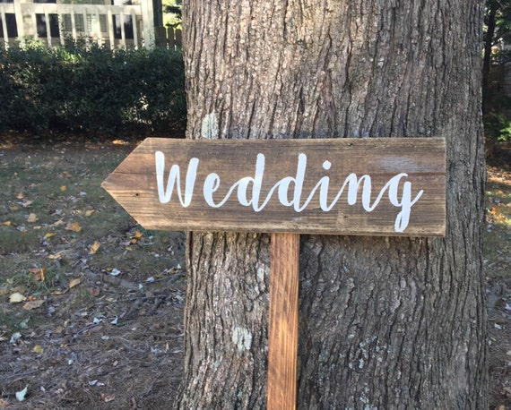 Wedding Signs Wood Arrow Sign Wooden Wedding Signs Wood Arrow Sign Wooden