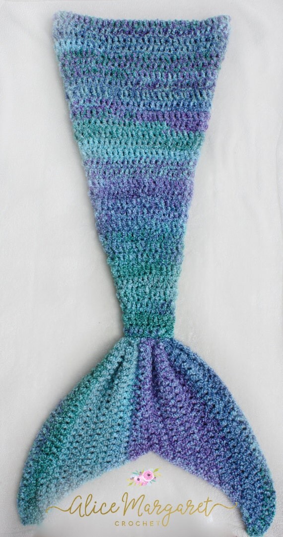 Made To Order Mermaid Tail Blanket ANY SIZE Custom Made