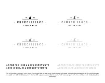 INSTANT DOWNLOAD - DIY Logo - Photography Logo. Premade Logo. Logo Design. Business Logo. Logo Template. Instant Logo. Photographer logo.