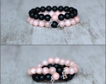 couple bracelet set matching couple family bracelet gift for couple anniversary for loved gift husband gift wife gift his and her