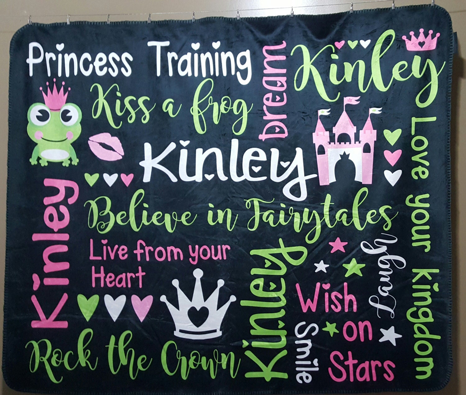 Personalized Baby Blanket, Personalized Baby Gift, Custom Blanket, Princess, Baby Blanket, Personalized Blanket, Personalised Baby Blanket