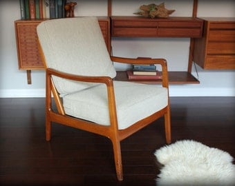 Ole Wanscher Danish Modern Teak Lounge Chair France & Son / John Stuart Inc.