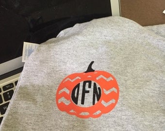 monogram pumpkin shirt