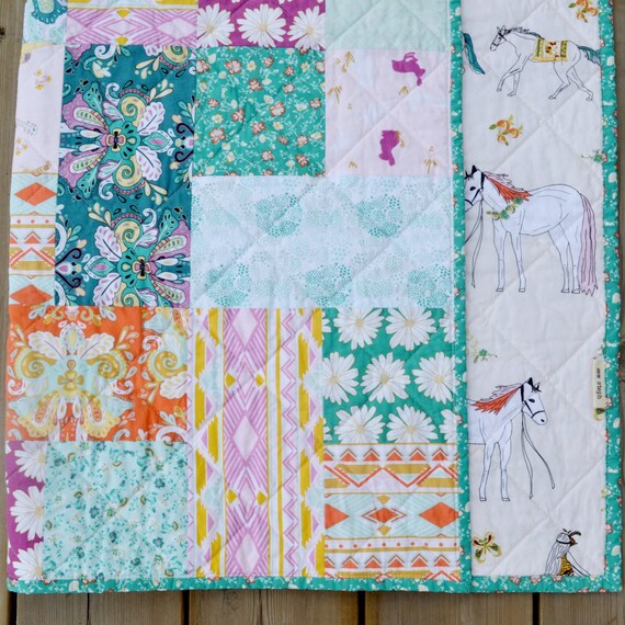Boho Baby Girl Quilt Anna Elise
