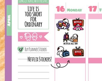 Munchkins - Netflix Binge and TV Show Planner Stickers (M129)
