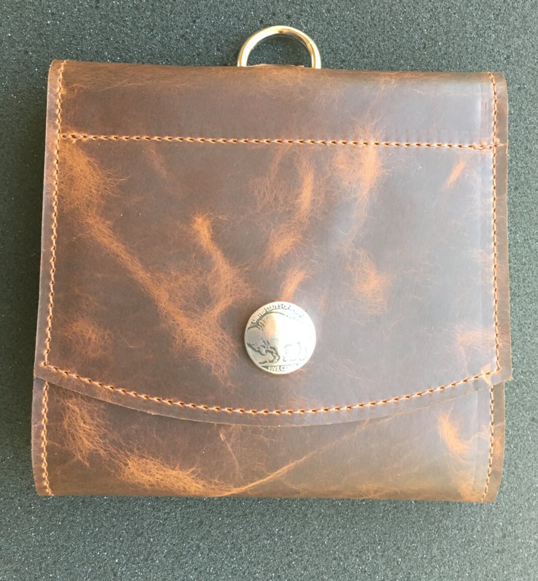 Bison Leather Fly Fishing Wallet