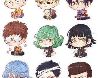 Individual One Punch Man Key Chains/Charms