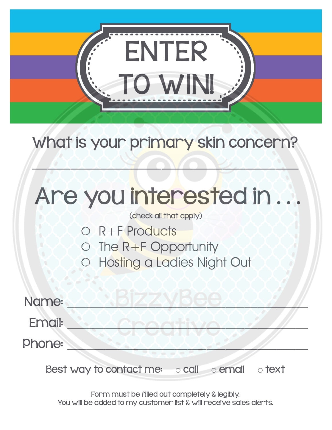 enter to win door prize drawing slip raffle ticket rodan etsy