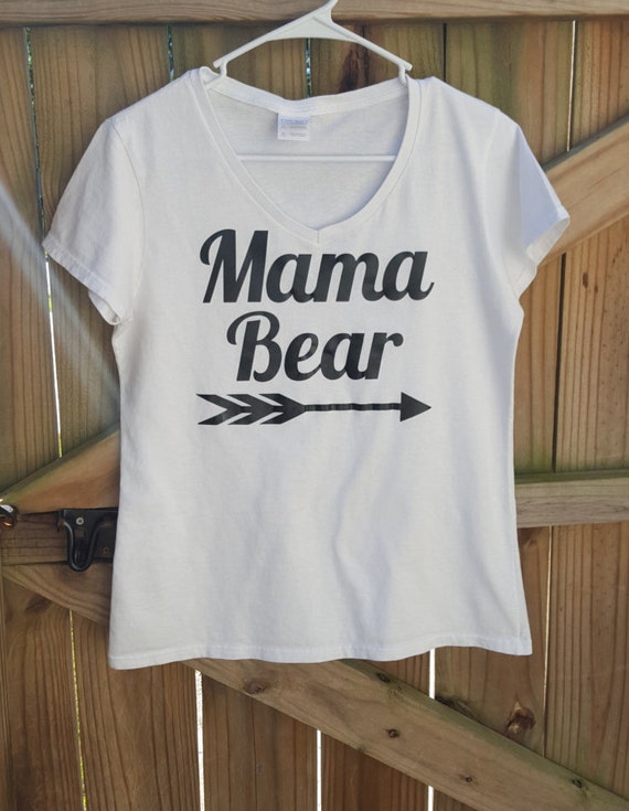 Items similar to Mama Bear Tee, T-shirt, Mom Shirt, Mom Life, Mom Style ...