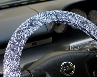 Steering wheel cover – steer cover – car decor, accessories – automobile gift, car gift