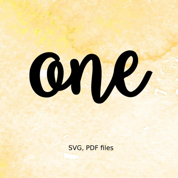 Download One svg file pdf files for cutting first birthday svg DIY