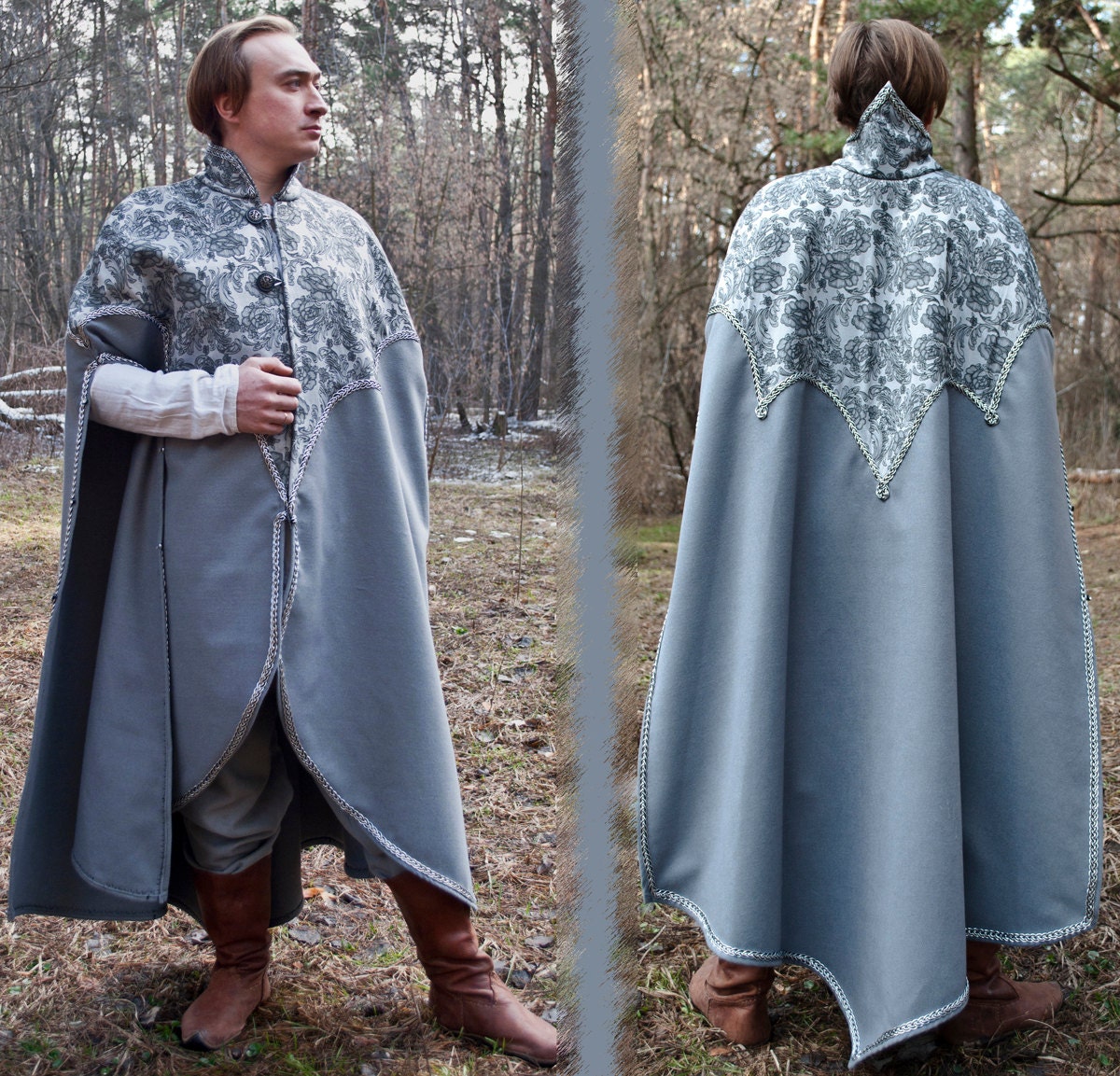 mantle medieval clothing