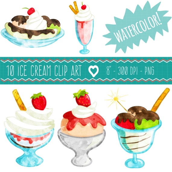 clipart ice cream sundae - photo #50