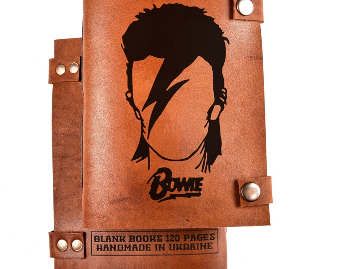 David Bowie journal - David Bowie gift - David Bowie notebook