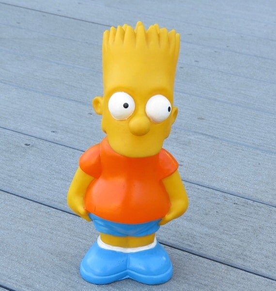 Vintage Bart Simpson Piggy Bank 1990