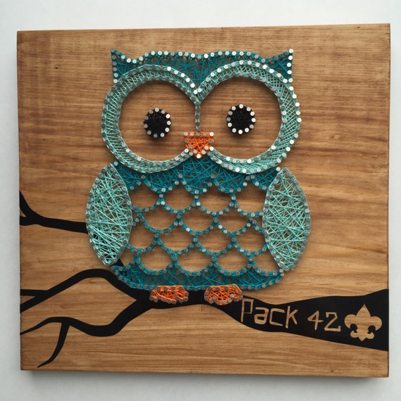Owl String Art Custom Made to Order
