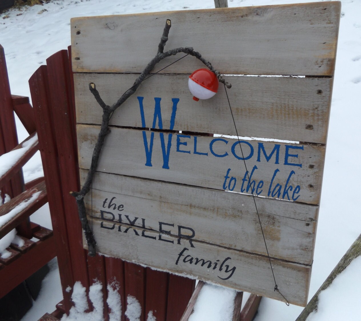 to the Lake Sign Handmade Rustic Lake Sign Rustic