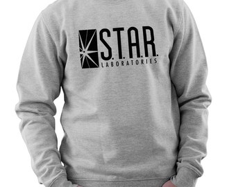 STAR Laboratories STAR Labs Sweatshirt Jumper Small to 3XL