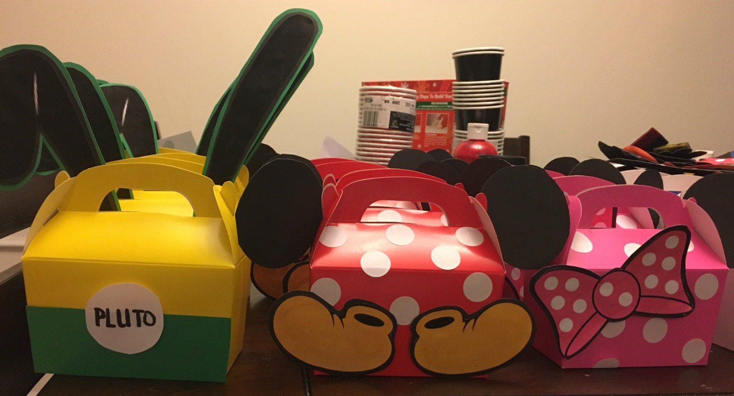 Mickey Mouse Clubhouse Treat Boxes by KNiKoleDesigns on Etsy