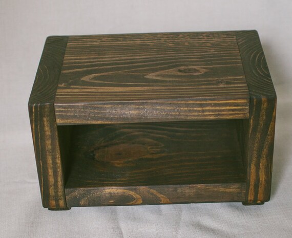 Rustic Wood Stool Wooden Step Stool Stepping Stool