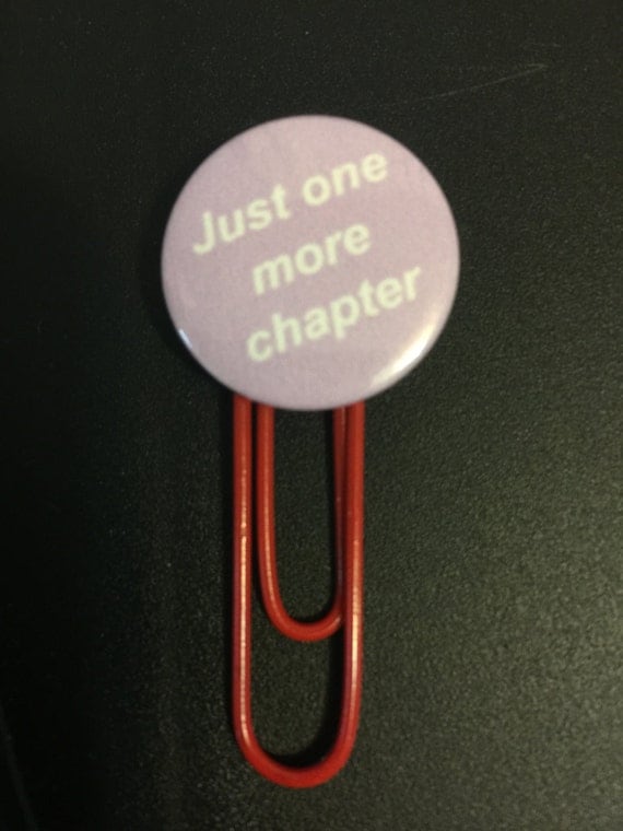Download Just One More Chapter Bookmark by KeenJellybean on Etsy