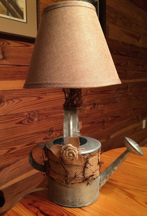 Watering can lamp