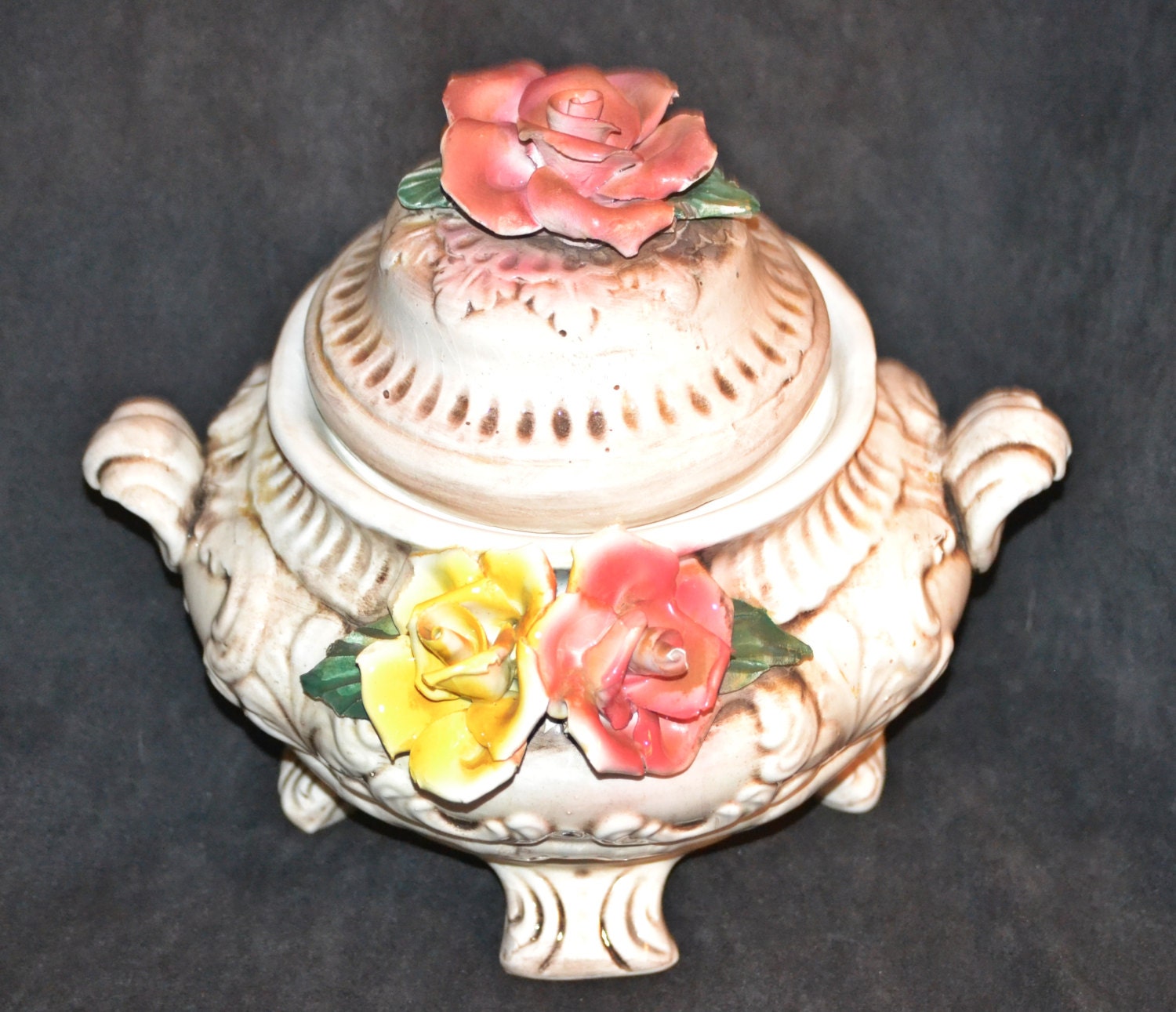 Capodimonte Soup Tureen Ceramic Soup Tureen Made In Italy
