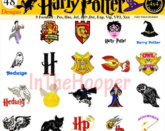 Harry potter embroidery design – Etsy UK