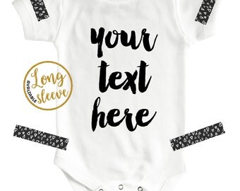 Custom Baby Onesie® - Personalized Onesie - Baby Onesie - Unique Shower Gift-Baby Shower Gift-Baby Gift Idea-Newborn Gift-Baby Boy-Baby Girl