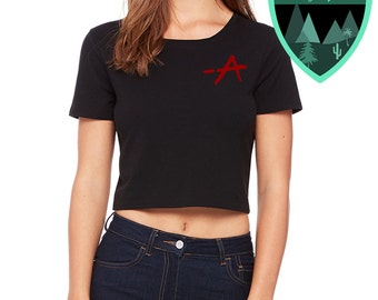 Pretty Little Liars A Crop Top, PLL A, PLL Gift, Pll Crop Top, Pretty Little Liars Crop Top, Pretty Little Liars Top, pll top, #pll, pll fun