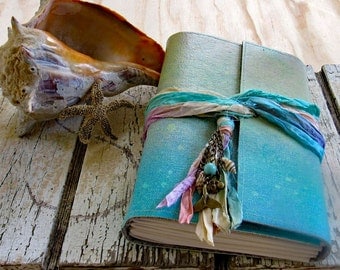 Mermaid Journal - mermaid seashells beach vacation journal by tremundo