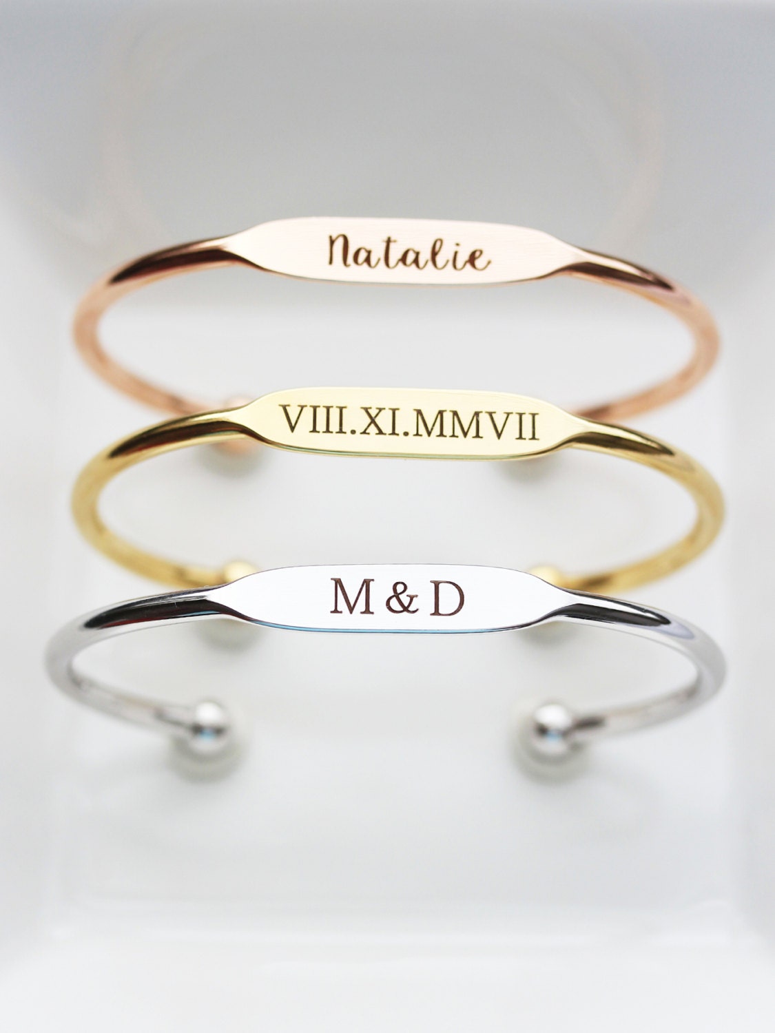 Engraved Bracelet Engraved Bracelet Personalized Bridesmaid