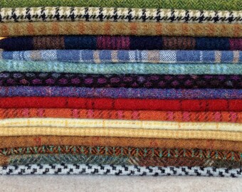 Hand Dyed and Felted Wool, 8in.x 8in. - Textures - for Applique, Penny Rugs, Sewing Projects - W525