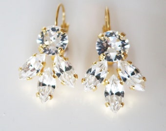 Crystals Rhinestone Tiara  Earrings Jewelry 752645566331