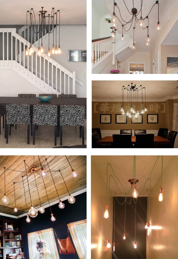 9 Swag Light Multi Pendant Chandelier Modern chandelier with