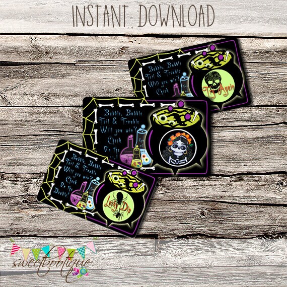 DIY Halloween Scratch Off Halloween Easy for Parties