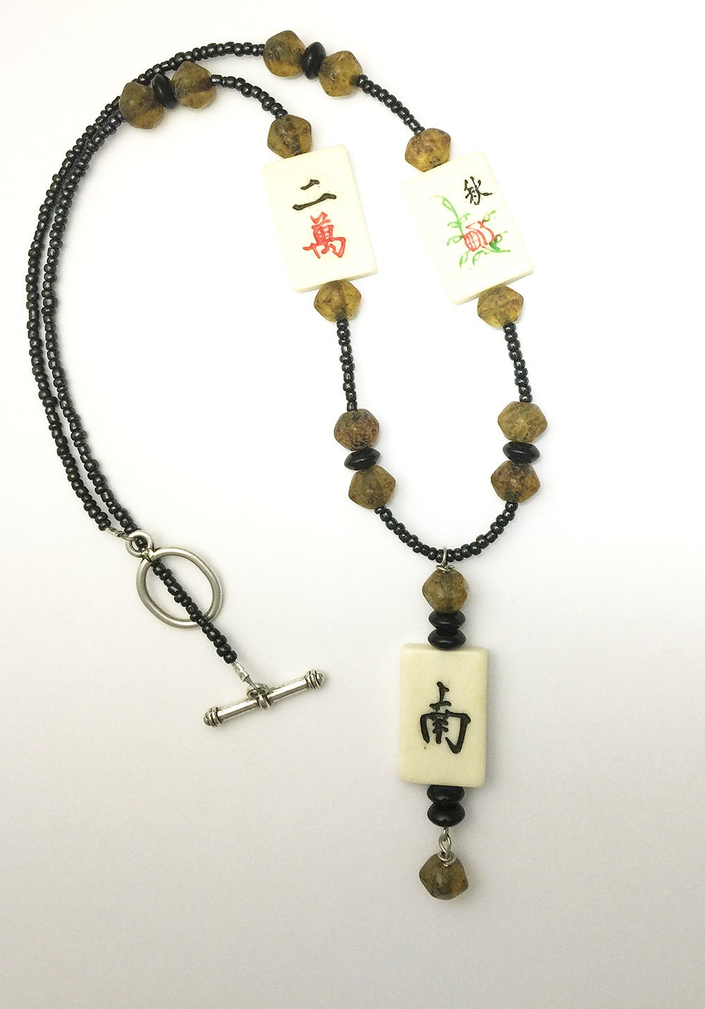 Gehazi Dark and Lovely Mahjong Necklace