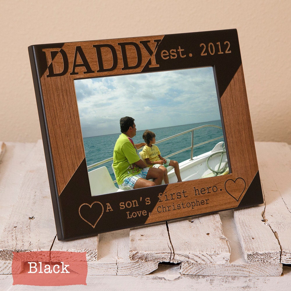 Dad and Son Personalized Picture Frame Personalized Dad