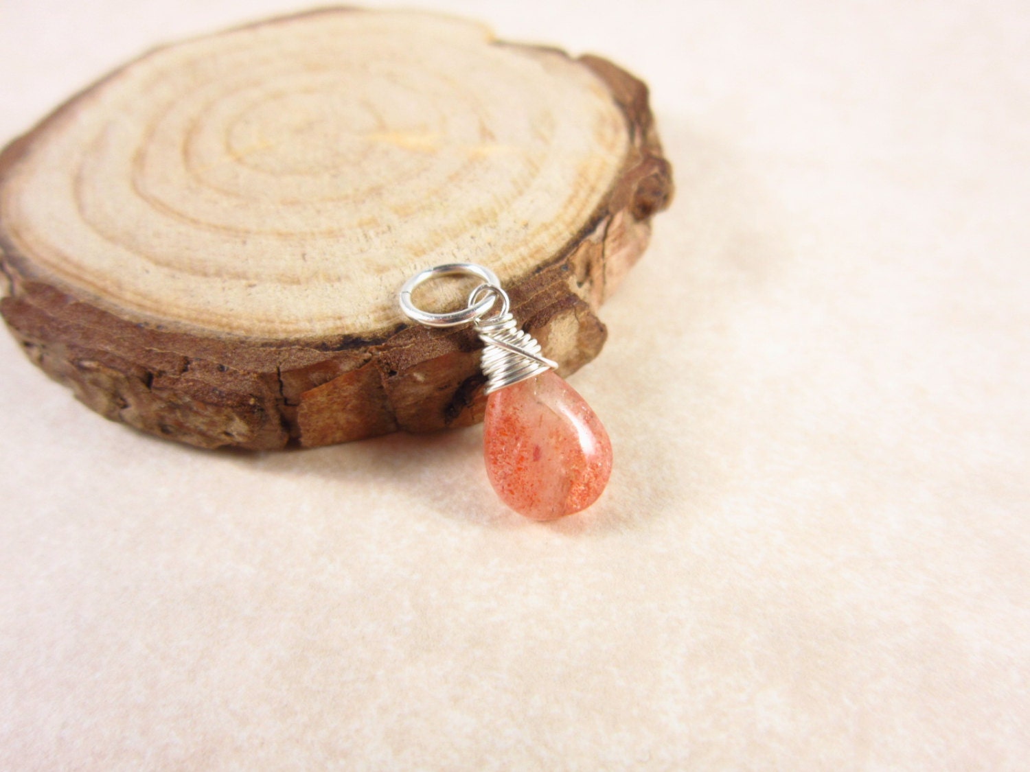 Oregon Sunstone Jewelry Sunstone Pendant Sterling by JustDangles