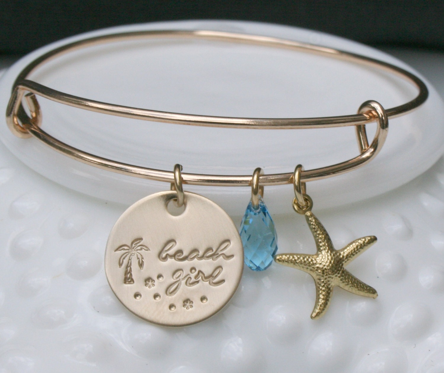 Gold Beach Bracelet Beach Girl Bracelet Nautical Jewelry
