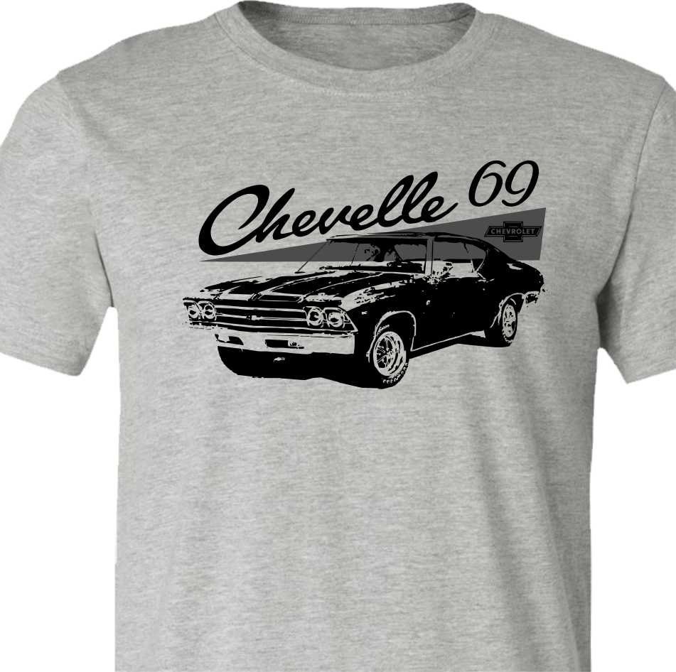 Muscle Car T Shirt 1969 Chevelle Car By Spokenwheelz On Etsy