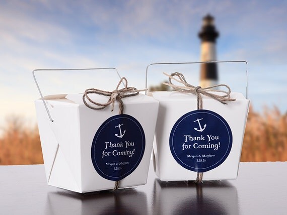 Thank You Wedding Stickers - Wedding Favor Labels Il_570xn