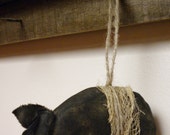 Primitive Bear Ornament - Made To Order, Christmas Tree Ornaments, Country Animal Ornaments