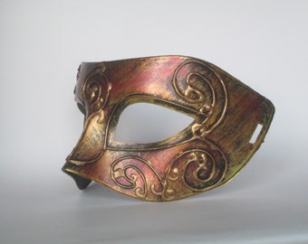 Mens Masquerade Mask Roman Gladiator Costume Mask Party Mask Customizable Male Metal Domino