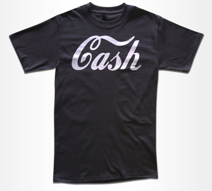 CASH T Shirt Graphic Tees For Men Women & by StrangeLoveTees