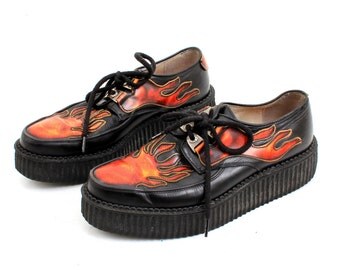 fire shining shoes