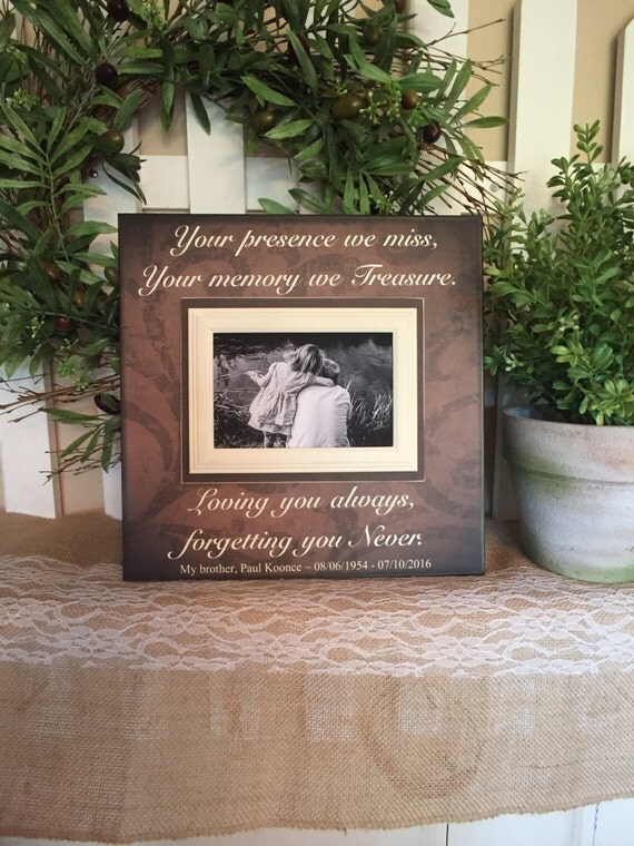bereavement gift lost loved one photo memorial your presence bereavement gift lost loved one photo memorial your presence
